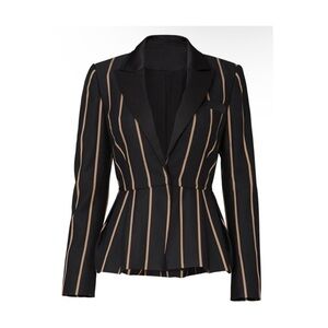 Self-portrait tailored stripe blazer WORN ON TV! highly sought after!!!